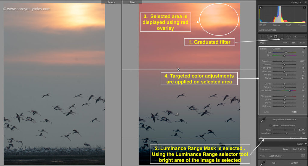 Graduated Filter and Luminance Mask 