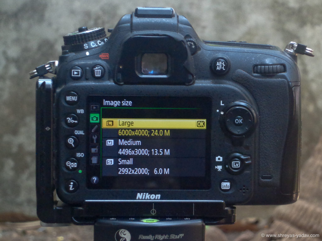 Camera Setup, Image Quality