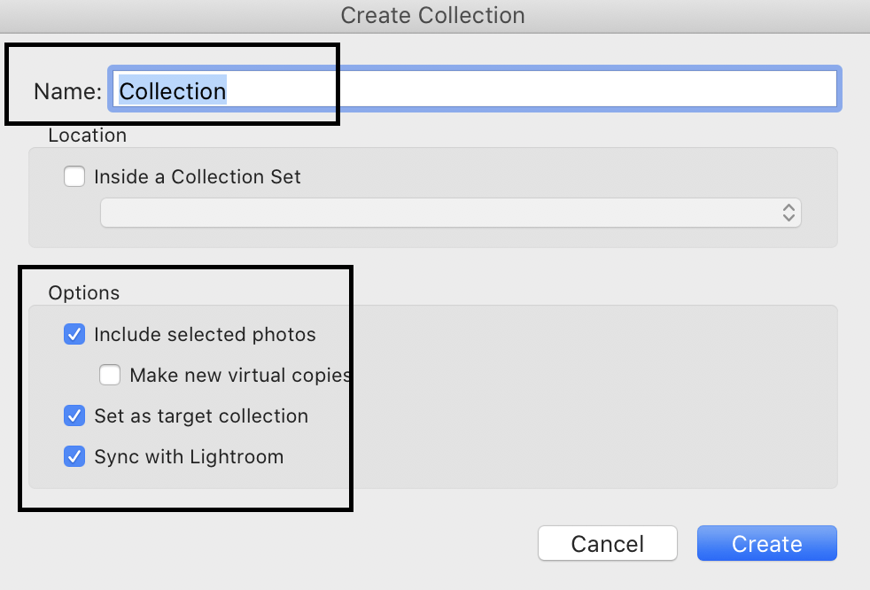 Creating Collection in Library Module 